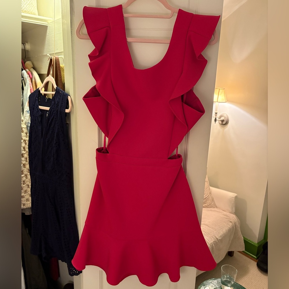 BCBGMaxAzria Red Cocktail Dress